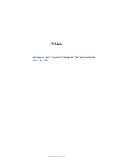 Thumbnail TIM S.A. Quarterly Report 2026-q1