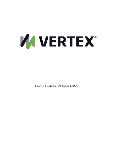 Vorschaubild Vertex Jahresbericht 2023