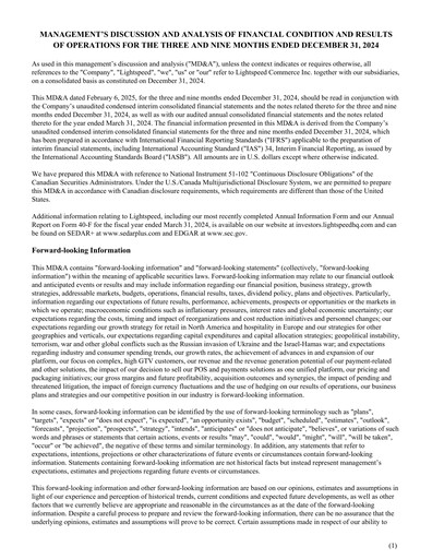 Thumbnail Lightspeed Commerce Quarterly Report fy2025-q3