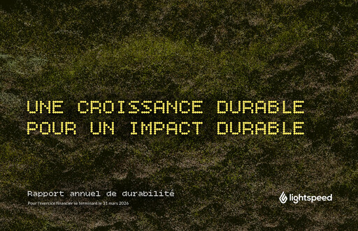 Thumbnail Lightspeed Commerce Sustainability Report 2026
