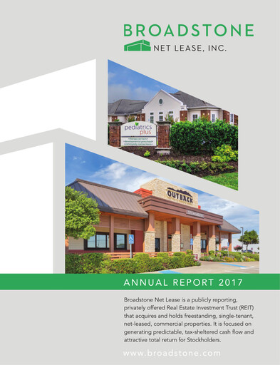 Vorschaubild Broadstone Net Lease Jahresbericht 2017