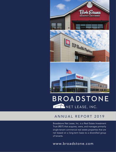 Vorschaubild Broadstone Net Lease Jahresbericht 2019
