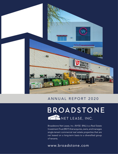 Vorschaubild Broadstone Net Lease Jahresbericht 2020
