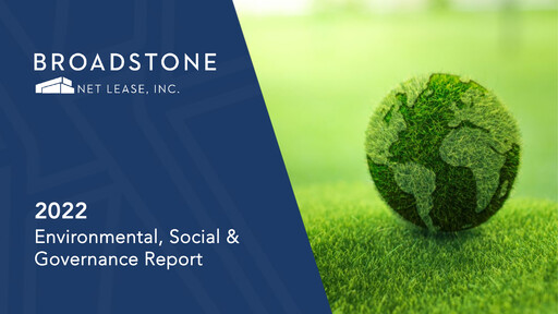 Vorschaubild Broadstone Net Lease ESG-Bericht 2022