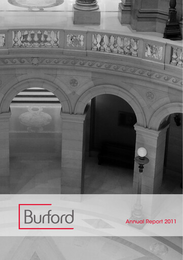 Thumbnail Burford Capital Annual Report 2011