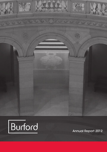 Thumbnail Burford Capital Annual Report 2012