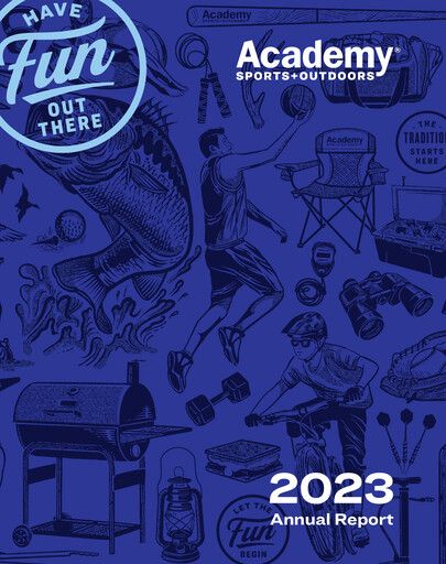 Miniature Academy Sports + Outdoors
 Rapport annuel 2023