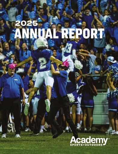 Miniature Academy Sports + Outdoors
 Rapport annuel 2025