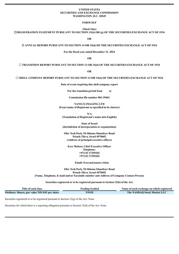Thumbnail Nano-X Imaging Annual Report 2024