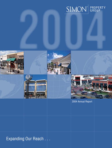 Thumbnail Simon Property Group Annual Report 2004