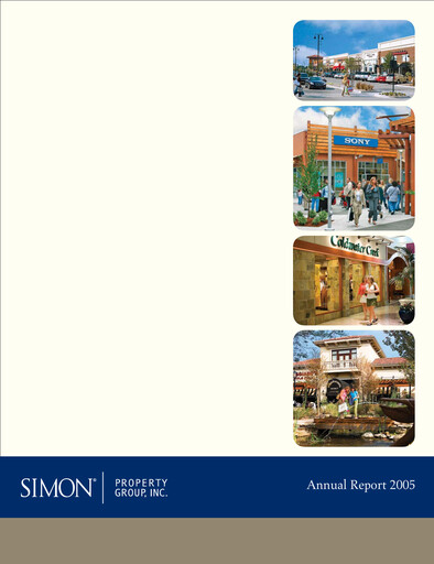 Thumbnail Simon Property Group Annual Report 2005