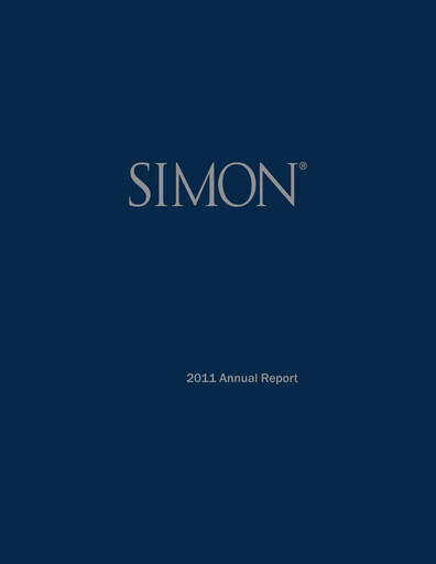 Thumbnail Simon Property Group Annual Report 2011