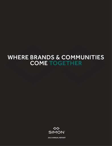 Thumbnail Simon Property Group Annual Report 2013