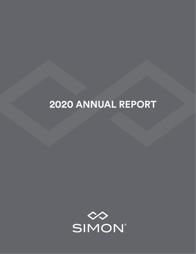 Thumbnail Simon Property Group Annual Report 2020