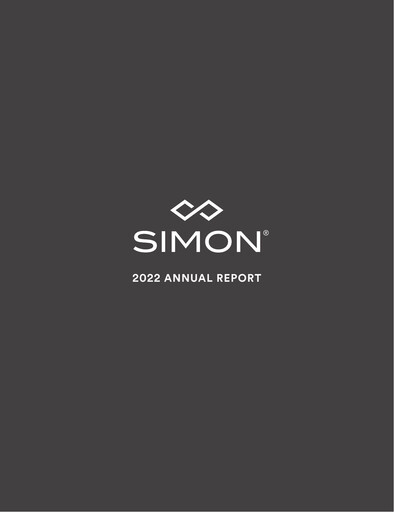Thumbnail Simon Property Group Annual Report 2022