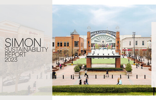 Thumbnail Simon Property Group Sustainability Report 2023