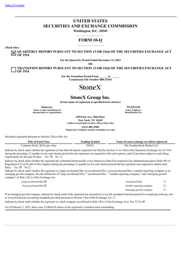 Vorschaubild StoneX Group Quartalsbericht 2025-q1