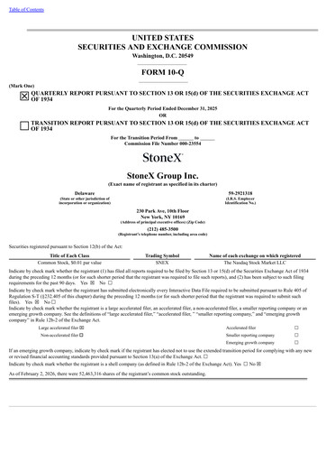 Vorschaubild StoneX Group Quartalsbericht 2026-q1