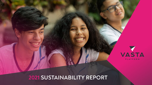 Thumbnail Vasta Platform Sustainability Report 2021