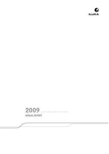 Thumbnail Iluka Resources Annual Report 2009