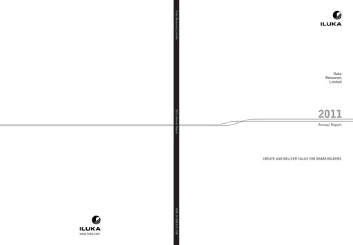 Thumbnail Iluka Resources Annual Report 2011