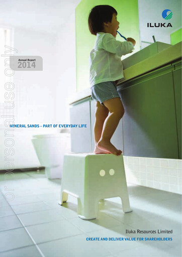 Thumbnail Iluka Resources Annual Report 2014