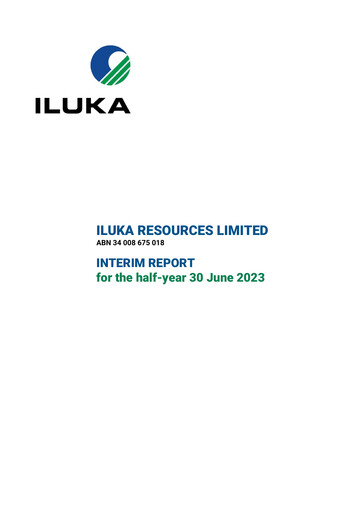 Thumbnail Iluka Resources Half-year Report 2023-h1