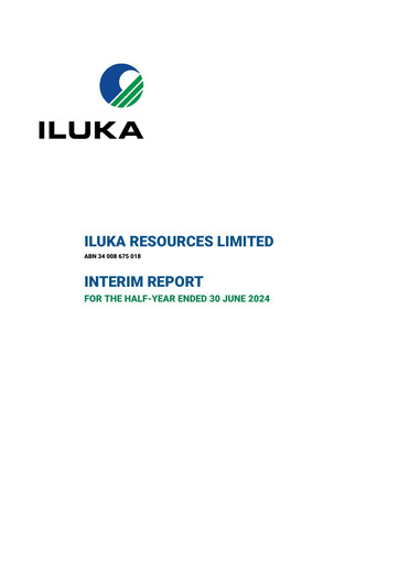 Thumbnail Iluka Resources Half-year Report 2024-h1