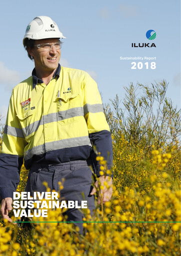 Thumbnail Iluka Resources Sustainability Report 2018