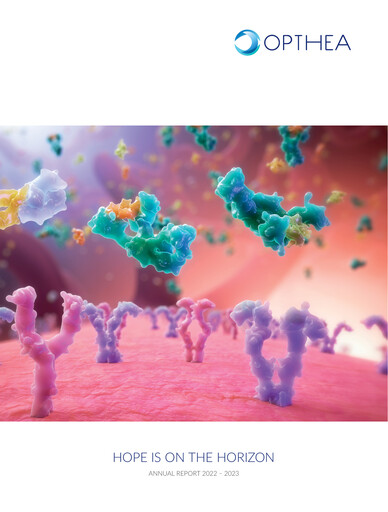 Thumbnail Opthea Annual Report 2022-2023