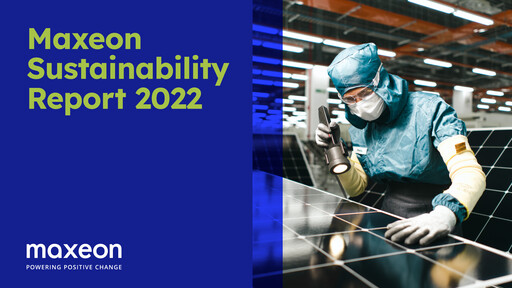 Thumbnail Maxeon Solar Technologies Sustainability Report 2022