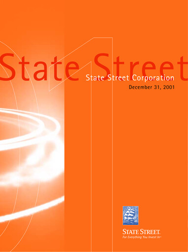 Thumbnail State Street Corporation
 Annual Report 2001