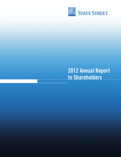 Thumbnail State Street Corporation
 Annual Report 2012