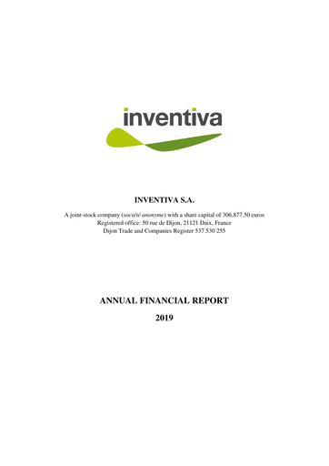 Vorschaubild Inventiva Pharma Finanzbericht 2019