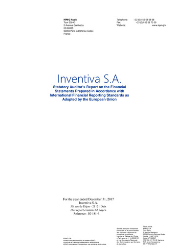 Thumbnail Inventiva Pharma Financial Statement 2017