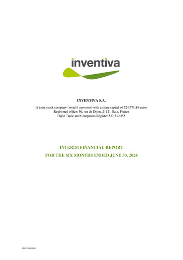 Thumbnail Inventiva Pharma Half-year Report 2024-h1