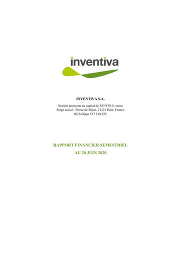 Thumbnail Inventiva Pharma Half-year Report 2020-h1