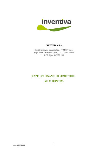 Thumbnail Inventiva Pharma Half-year Report 2023-h1