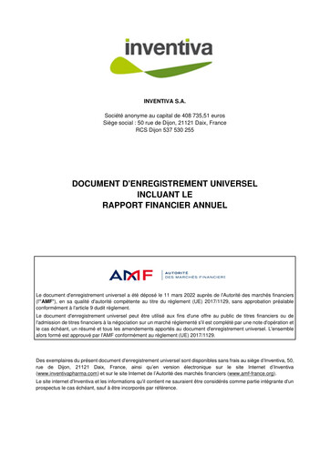 Thumbnail Inventiva Pharma Universal Registration Document 2021