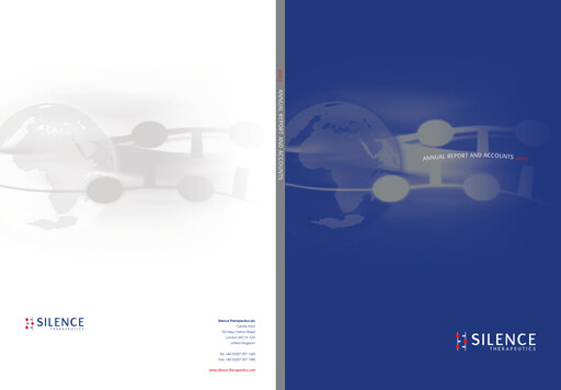 Thumbnail Silence Therapeutics Annual Report 2007