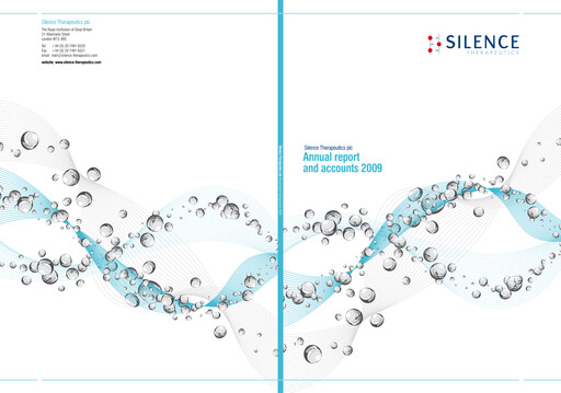 Thumbnail Silence Therapeutics Annual Report 2009