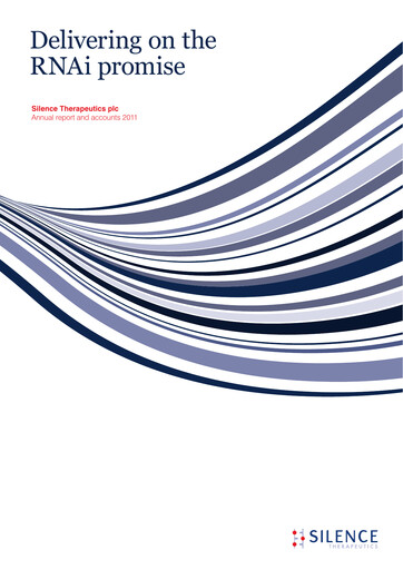 Thumbnail Silence Therapeutics Annual Report 2011