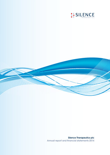 Thumbnail Silence Therapeutics Annual Report 2014