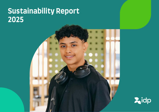 Thumbnail IDP Education Sustainability Report 2025