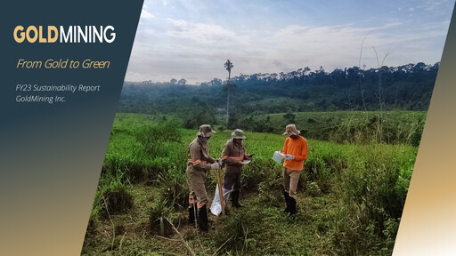 Thumbnail GoldMining Inc. Sustainability Report fy2023