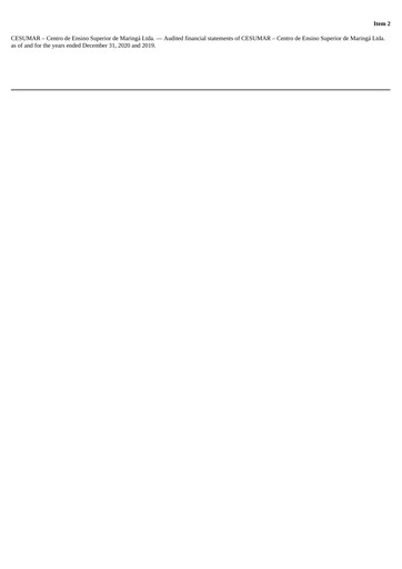 Miniature Vitru Bilan financier 2019-2020