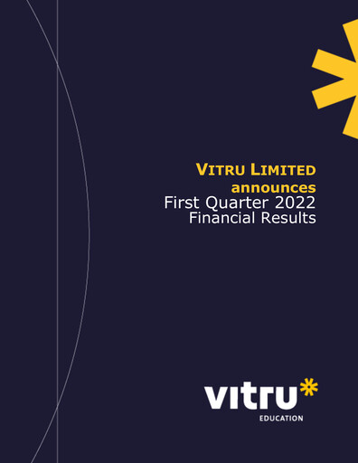 Miniature Vitru Rapport trimestriel 2022-q1