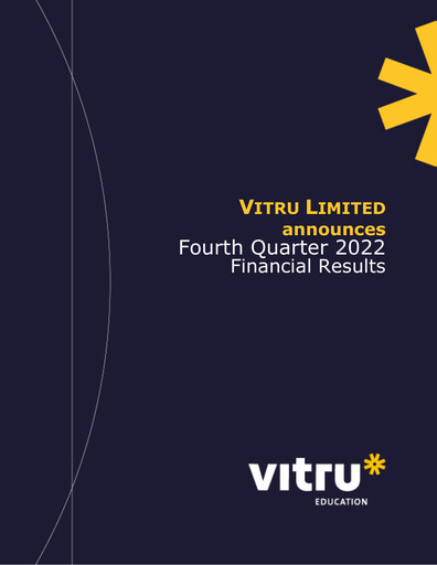 Miniature Vitru Rapport trimestriel 2022-q4