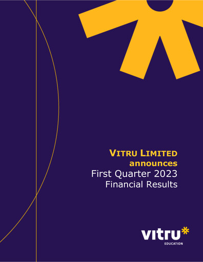Miniature Vitru Rapport trimestriel 2023-q1
