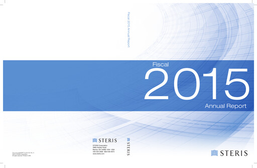 Thumbnail Steris Annual Report 2015